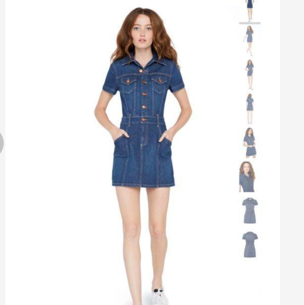 Alice + Olivia amazing denim dress size 0